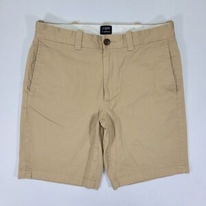 J.Crew Men's Chino Shorts‎ 9" inseam Beige Re-Imagined Size 29